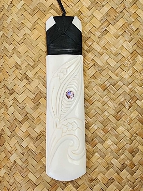 Bone Carving Toki Pendant