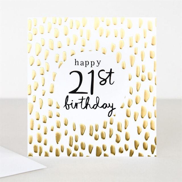 Happy 21st Birthday Card