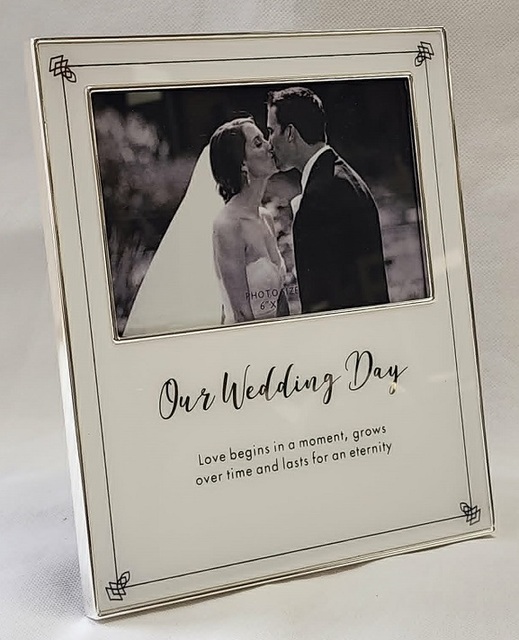 Our Wedding Day Photo Frame
