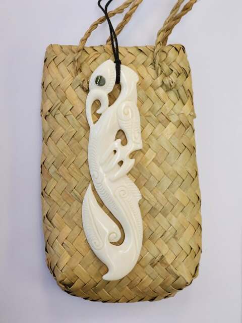 Bone Carving Manaia Pendant