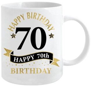 70th Birthday Mug