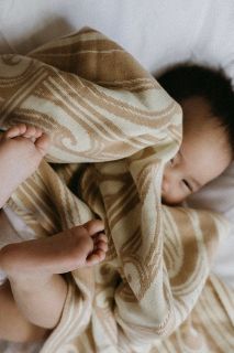 Cotton Blanket Te Piringa Beige