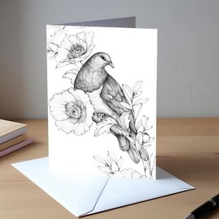 Kereru Card by Katy Hayward