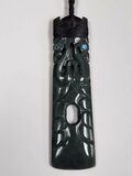 Twin Manaia Large Toki Pendant