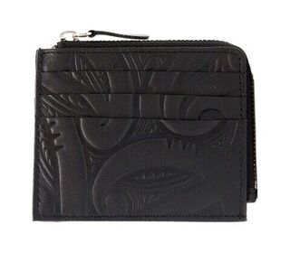 Uptown Leather Card Holder Black
